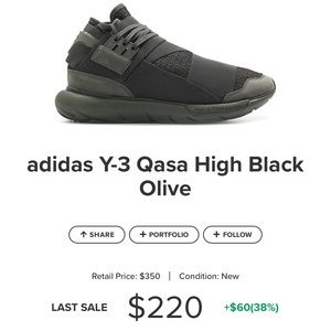 Adidas Y-3 Qasa High Black